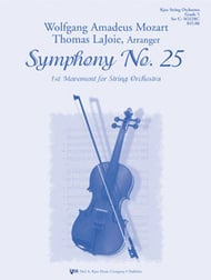 Symphony No. 25 Orchestra sheet music cover Thumbnail